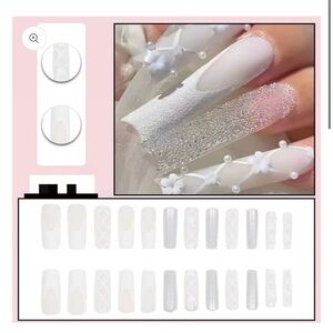 Elegant White Press-On Nails